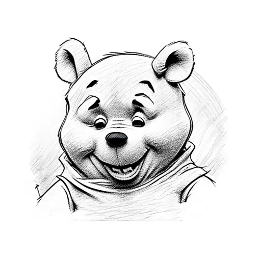 kidnapper winnie the pooh tattoo design idea