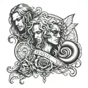 Alice In Chains tattoo design idea