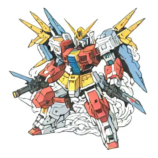 gundam death syth tattoo design idea
