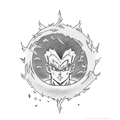 write son gohan in japanese tattoo design idea