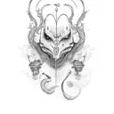 hook tattoo design idea
