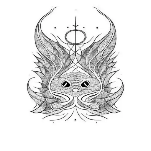 catfish tattoo design idea