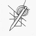 perspective concept design tattoo design idea