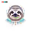 tactical sloth  tattoo design idea