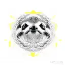 tactical sloth  tattoo design idea