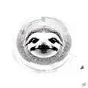 tactical sloth  tattoo design idea