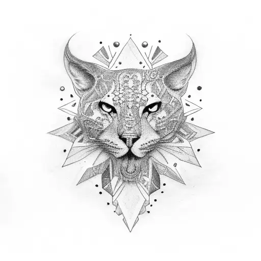 a pencil divided into three equal parts tattoo design idea
