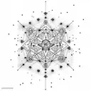 Cancer constellation tattoo design idea