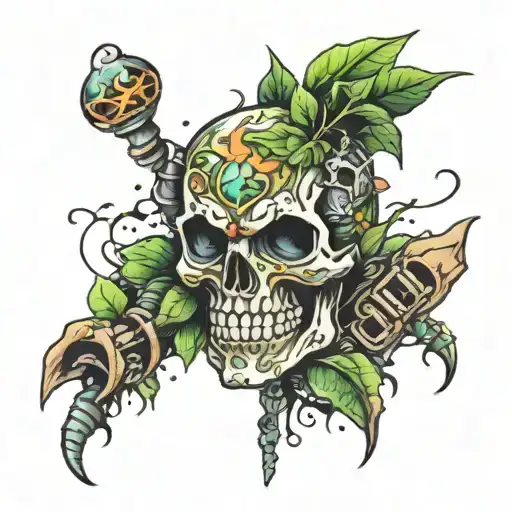 Toxicity tattoo design idea