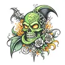 Toxicity tattoo design idea
