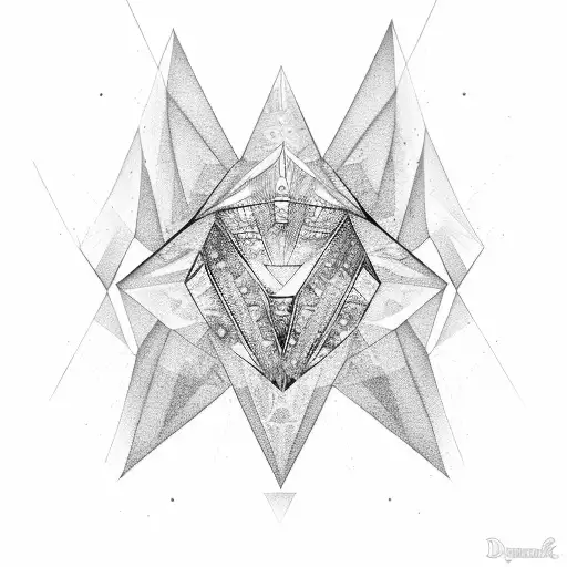 pressure makes diamonds tattoo design idea