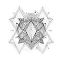 pressure makes diamonds tattoo design idea