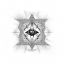 pressure makes diamonds tattoo design idea
