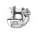 SEWING MACHINE tattoo design idea