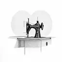 SEWING MACHINE tattoo design idea