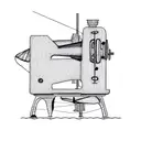 SEWING MACHINE tattoo design idea