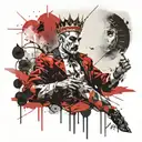 Mikhail Gorshenev from the last scene of the series The King and the Jester tattoo design idea