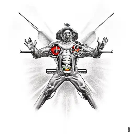 holy tattoo design idea