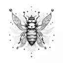 Beettle clover tattoo design idea