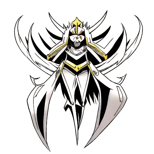 Overlord Albedo  tattoo design idea