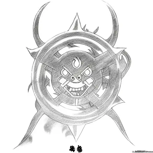 One Piece, Naruto, Bleach, Dragon Ball tattoo design idea