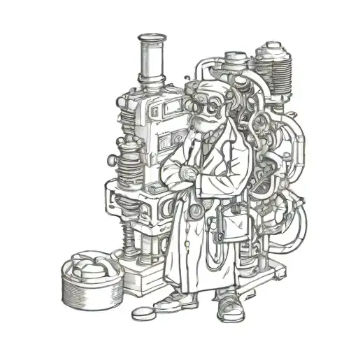 doctor for engines tattoo design idea