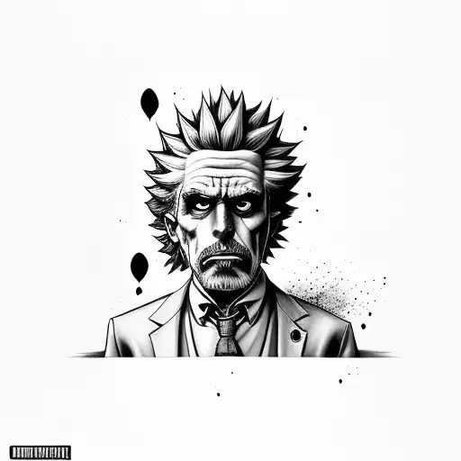 Rick Sanchez tattoo design idea