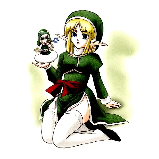 elf tattoo design idea