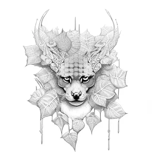 ivy tattoo design idea