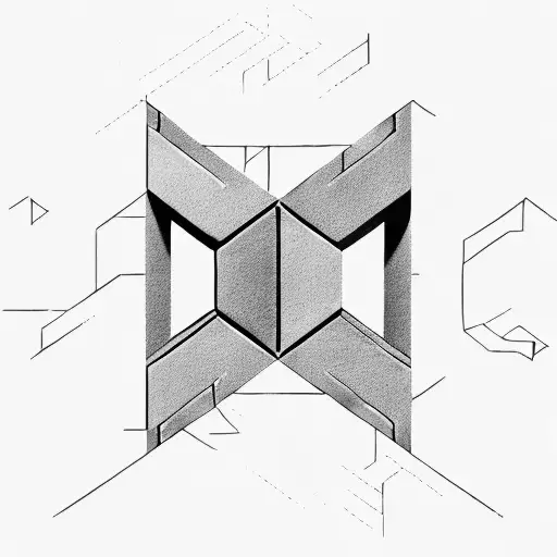 brick wall tattoo design idea