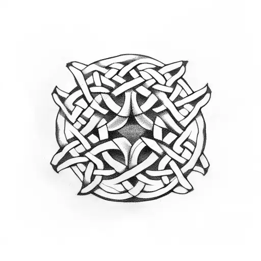 celtic knot tattoo design idea