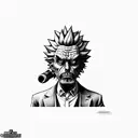 Rick Sanchez tattoo design idea