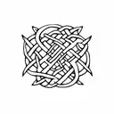 celtic knot tattoo design idea