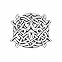 celtic knot tattoo design idea
