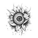 Sunflower sleeve tattoo design idea