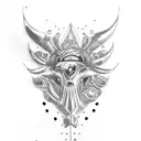 porsche and a palm tattoo design idea