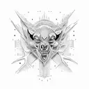 porsche and a palm tattoo design idea