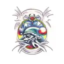 winter solstice tattoo design idea