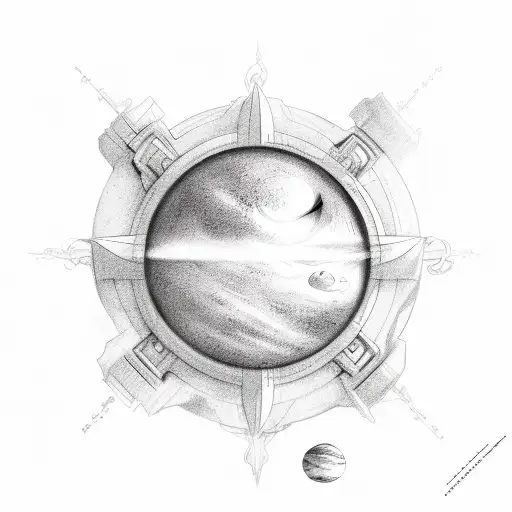 treasure planet tattoo design idea