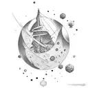 treasure planet tattoo design idea