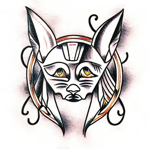 Anubis tattoo design idea