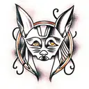 Anubis tattoo design idea