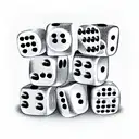 Dice tattoo design idea