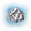 Dice tattoo design idea