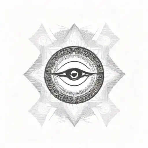 evil eye Greek skiathos tattoo design idea