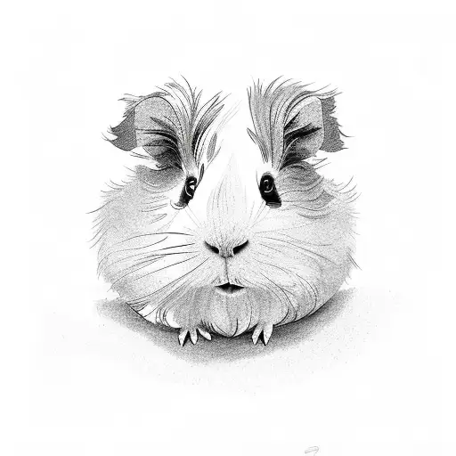 guinea pig tattoo design idea