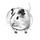 guinea pig tattoo design idea