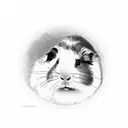 guinea pig tattoo design idea
