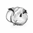 guinea pig tattoo design idea