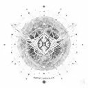 Sirius constellation with dainty "always" quote from Harry Potter tattoo design idea